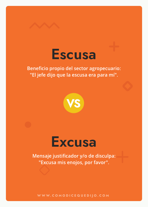 Escusa o Excusa - ¿Cómo se escribe?