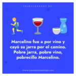 Trabalenguas: Marcelino y el vino