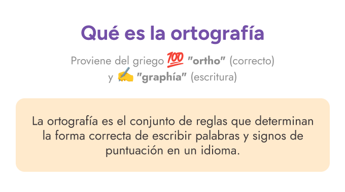 Qué es la ortografía