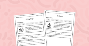 Lecturas decodificables con dígrafos para primaria
