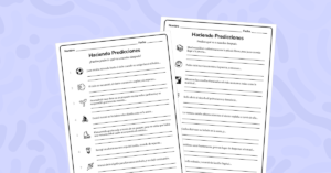 Hacer predicciones a partir de oraciones