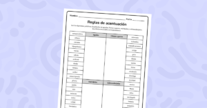 Clasifica palabras según su tipo acentual: agudas, llanas, esdrújulas y sobreesdrújulas. Actividad ideal para repasar las reglas.
