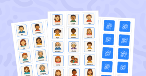 Aprende el vocabulario de la familia con este juego de memoria visual y divertido. Ideal para trabajar en parejas o grupos pequeños.