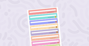 Regla visual para seguir el texto al leer, mejorando la concentración y la comprensión.